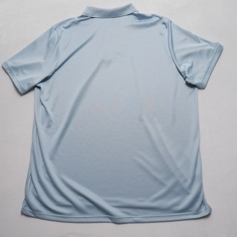 Adidas Polo Shirt Mens 2XL Blue Short Sleeve Performance Golf IM1955